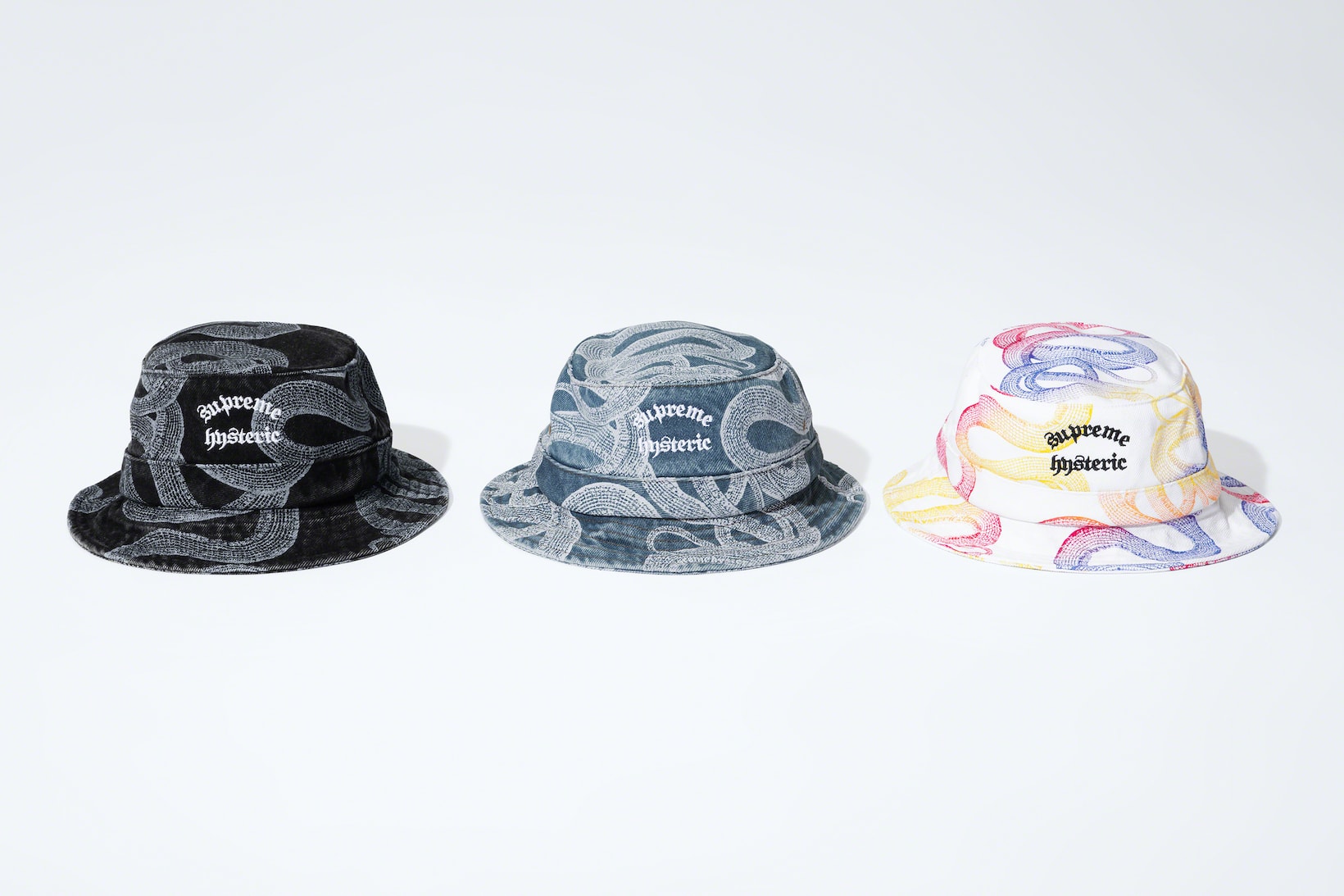 supreme hysteric glamour spring collaboration bucket hat