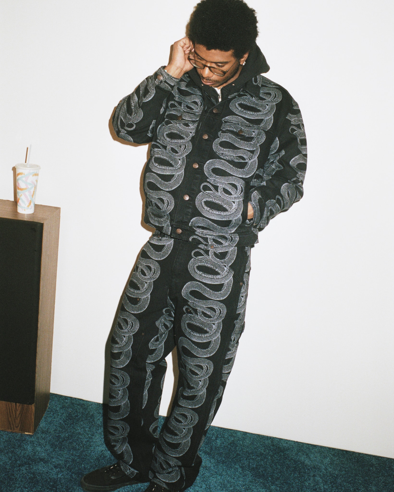 supreme hysteric glamour spring collaboration jacket pants