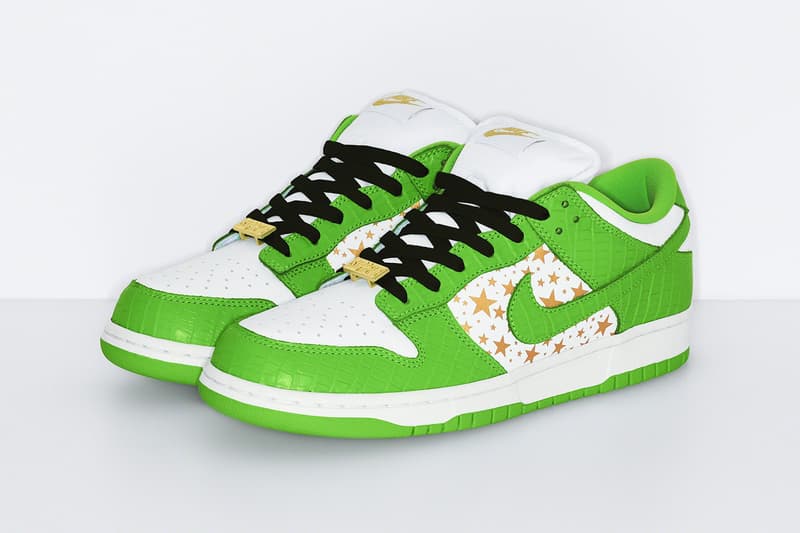 Supreme x Nike SB Dunk Low Spring Summer 2021 Collaboration Mean Green