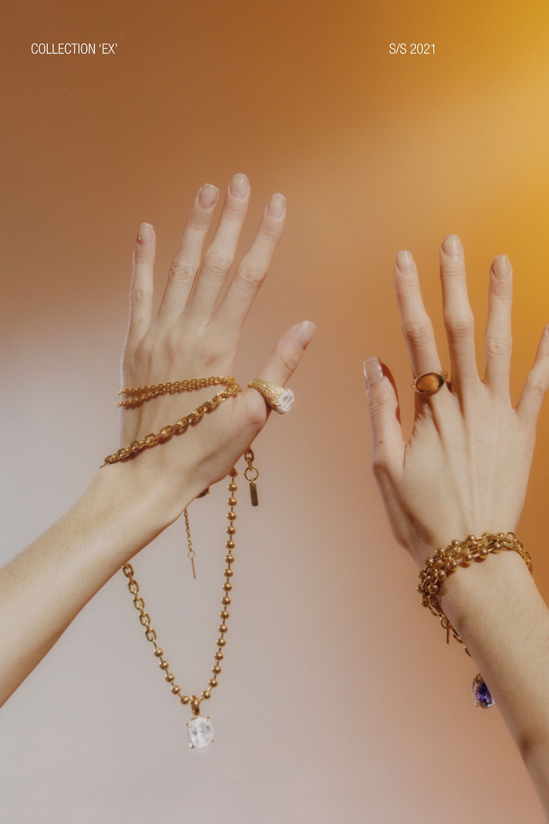 sweetlimejuice slj jewelry ss21 spring summer 2021 collection campaign hands accessories bracelet