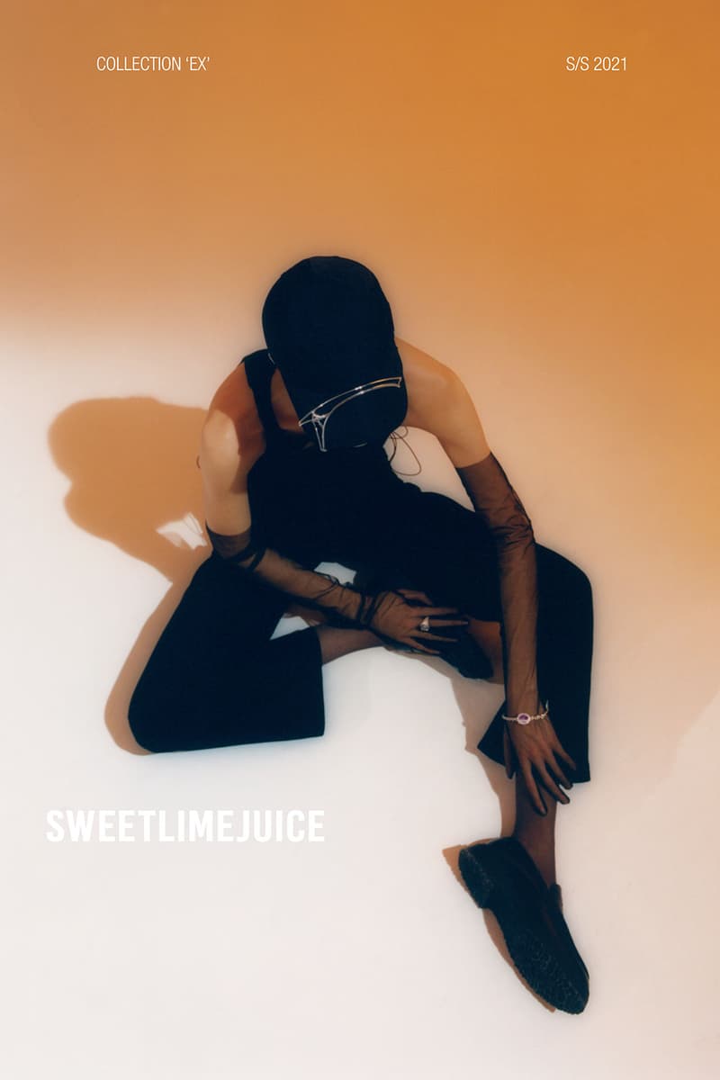 sweetlimejuice slj jewelry ss21 spring summer 2021 collection campaign all black outfit