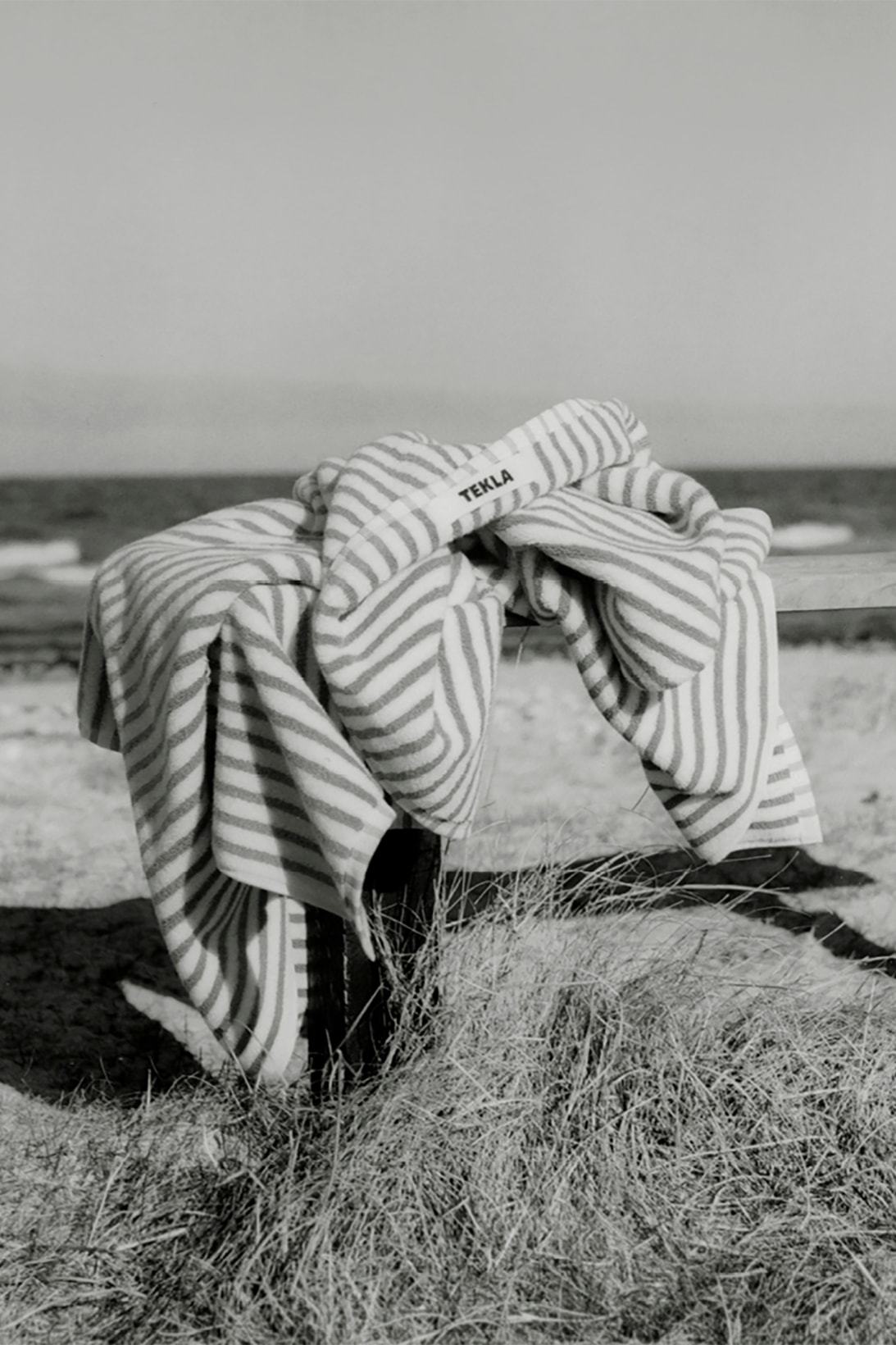 Tekla Striped Organic Cotton Towels