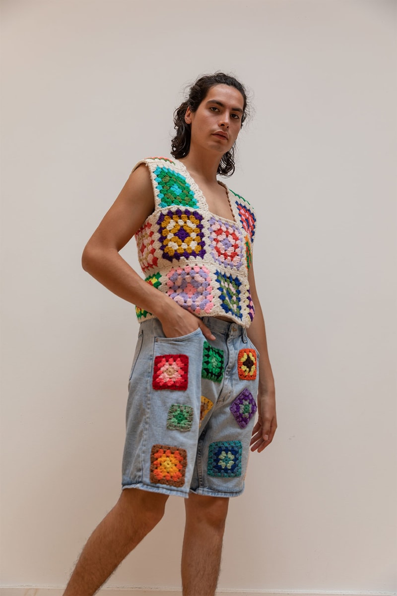 the series spring collection lookbook crochet knitwear patchwork quilted genderless sustainable where to buy