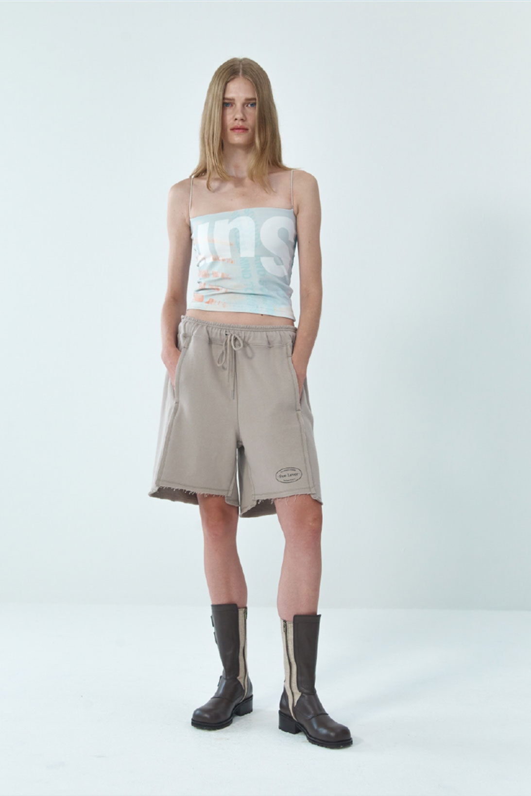 theopen product spring summer 2021 ss21 collection lookbook tank top shorts boots