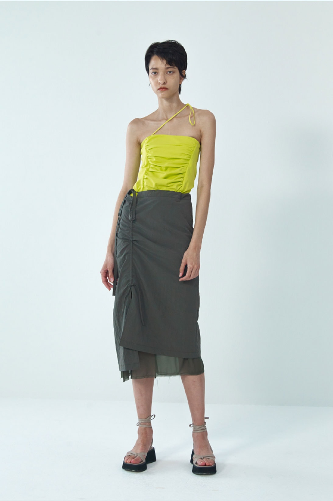 theopen product spring summer 2021 ss21 collection lookbook top skirt