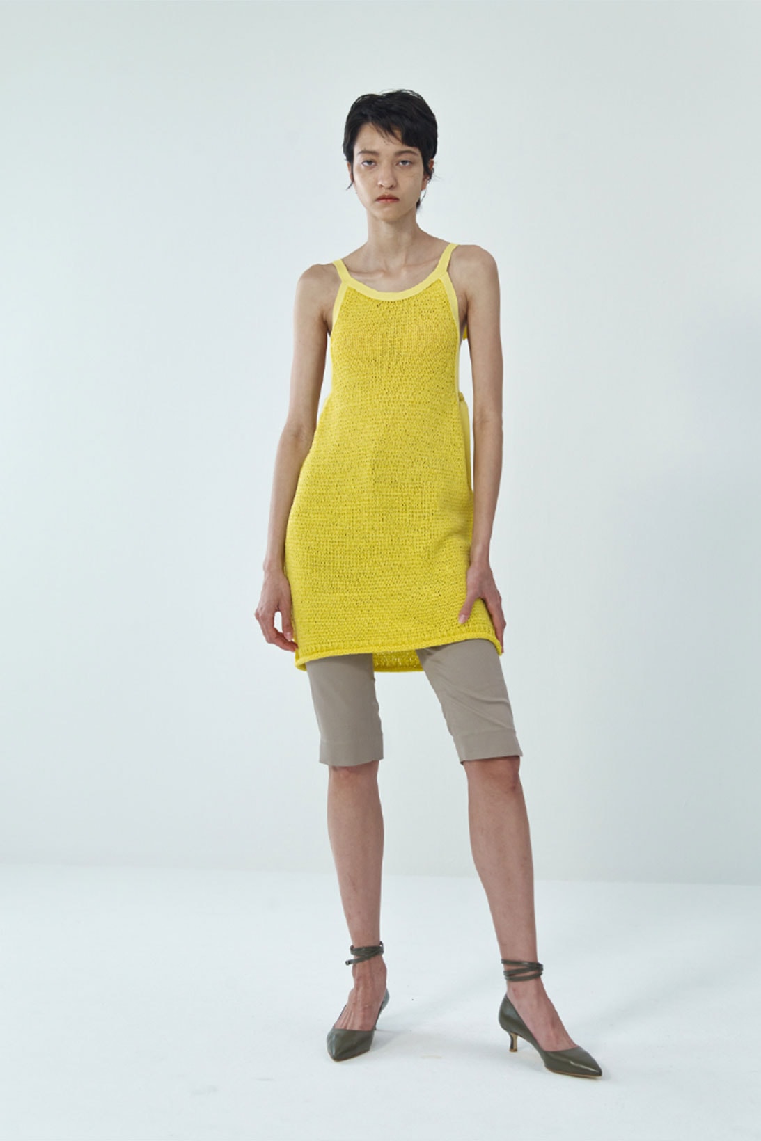 theopen product spring summer 2021 ss21 collection lookbook yellow top shorts