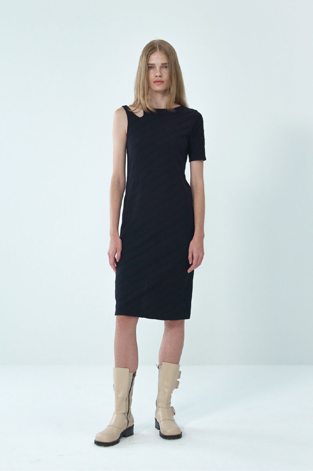 theopen product spring summer 2021 ss21 collection lookbook dress asymmetrical
