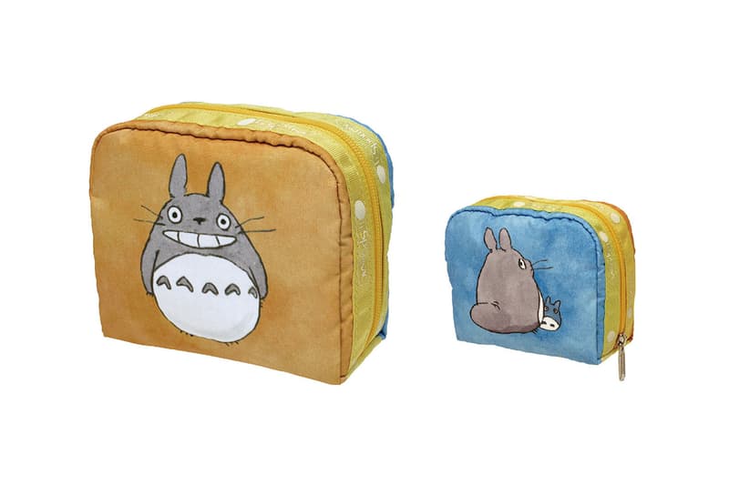 my neighbor totoro studio ghibli lesportsac collaboration it wasn't a dream square cosmetic beauty pouch makeup