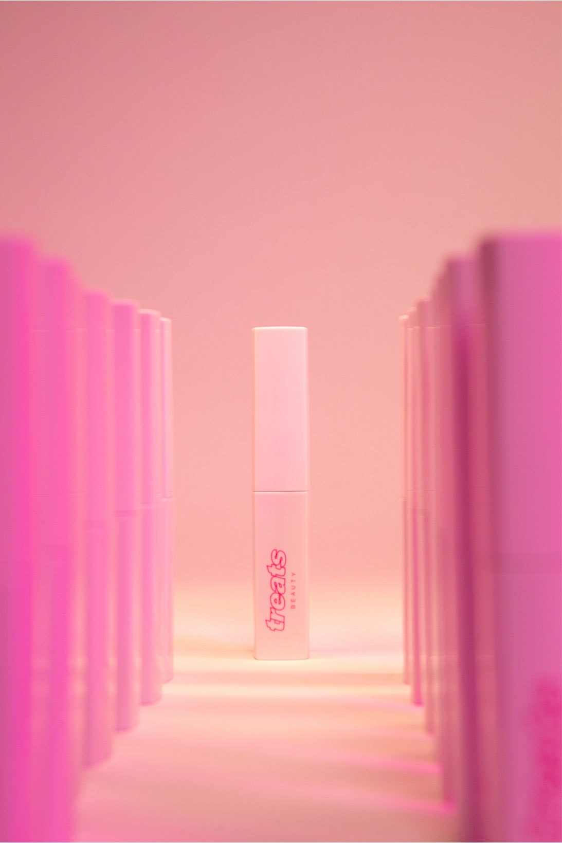 treats beauty eyelash serum rose infused product packaging