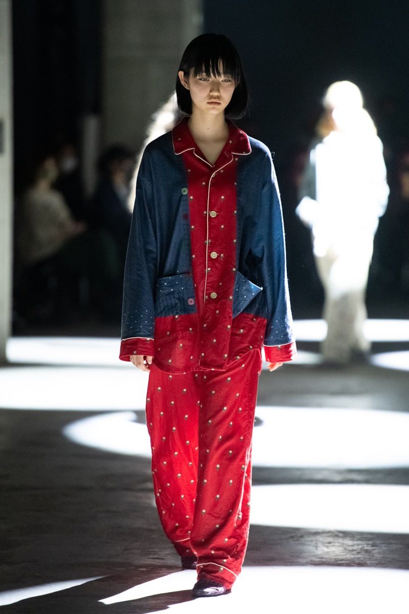 undercover fw21 fall winter 2021 collection runway fashion week jun takahashi pajama