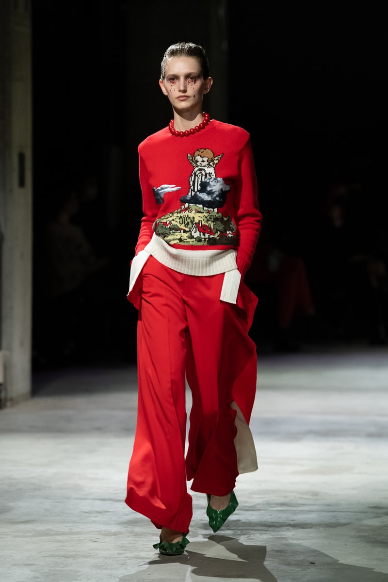 undercover fw21 fall winter 2021 collection runway fashion week jun takahashi knit sweater