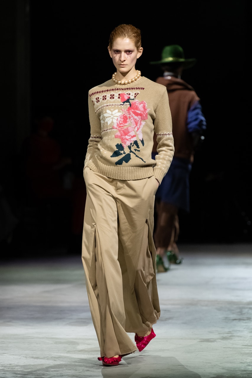 undercover fw21 fall winter 2021 collection runway fashion week jun takahashi knit sweater