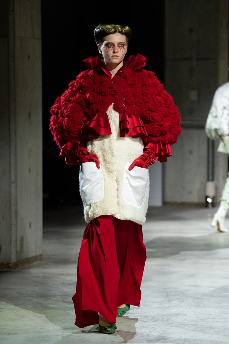 undercover fw21 fall winter 2021 collection runway fashion week jun takahashi flowers rose jacket