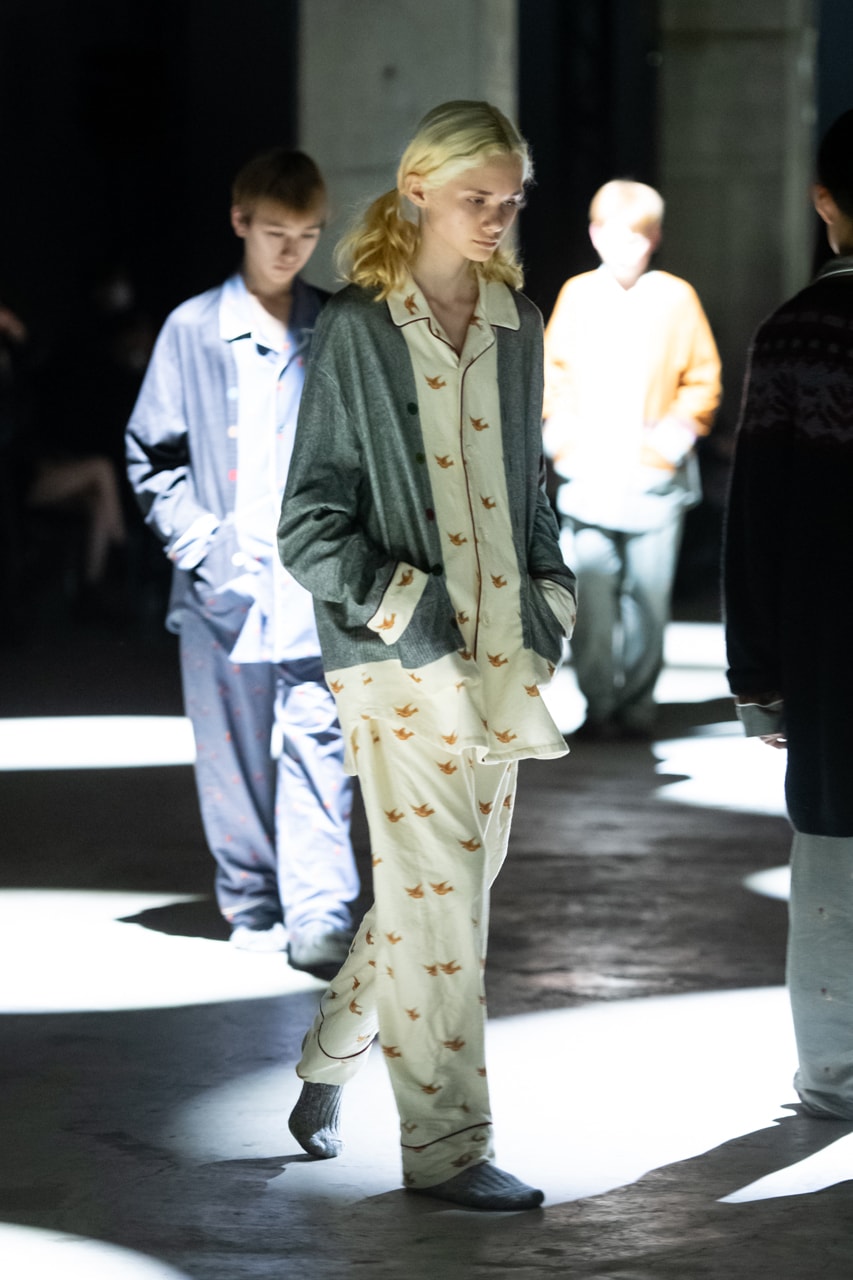undercover fw21 fall winter 2021 collection runway fashion week jun takahashi pajama