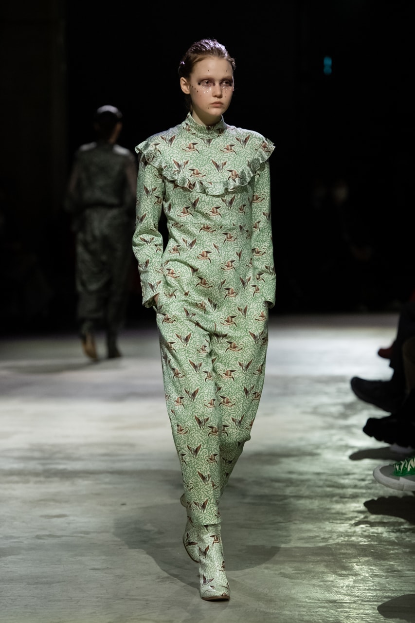 undercover fw21 fall winter 2021 collection runway fashion week jun takahashi pattern jumpsuit