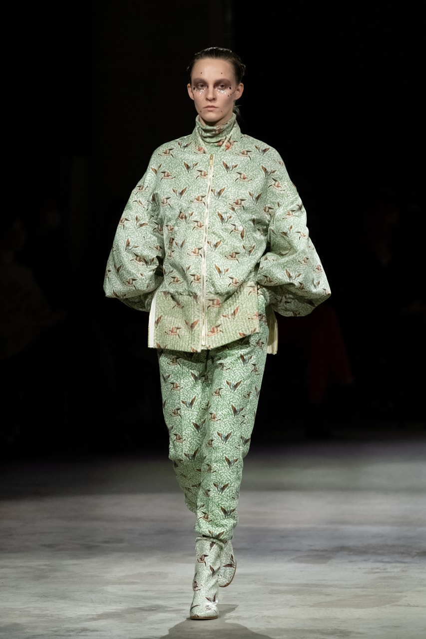 undercover fw21 fall winter 2021 collection runway fashion week jun takahashi pattern jacket trousers