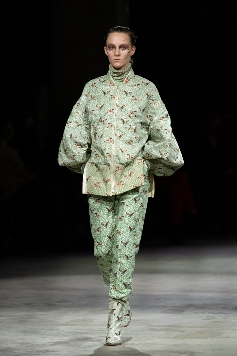 undercover fw21 fall winter 2021 collection runway fashion week jun takahashi pattern jacket trousers