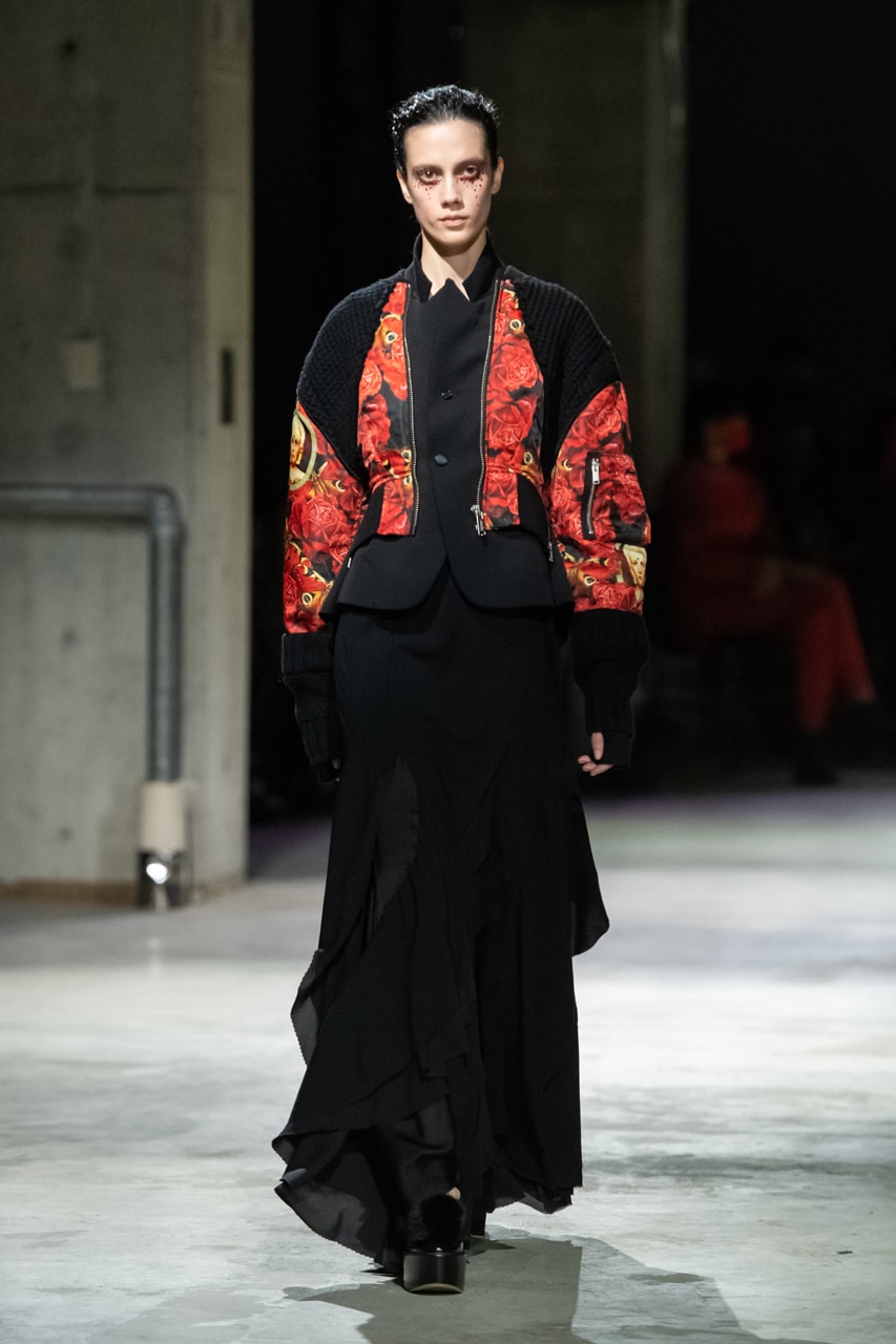 undercover fw21 fall winter 2021 collection runway fashion week jun takahashi knitwear jacket skirt