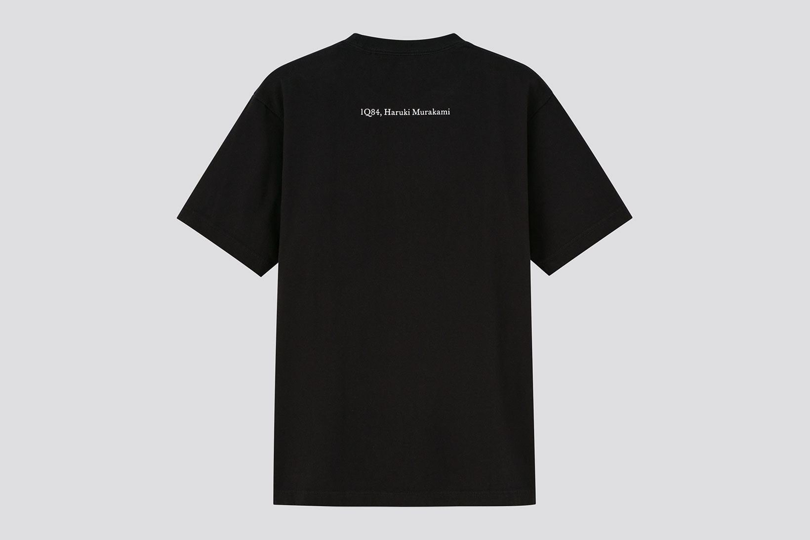 uniqlo ut haruki murakami author books collaboration t-shirt black iq84