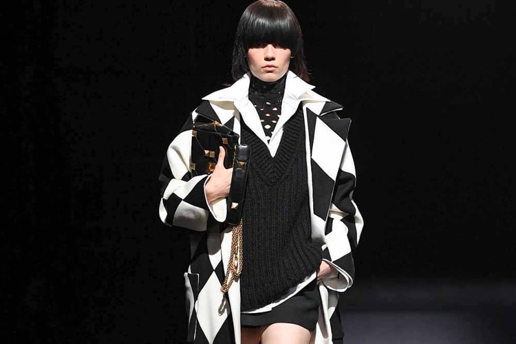 Valentino Goes Black-and-White for Fall/Winter 2021