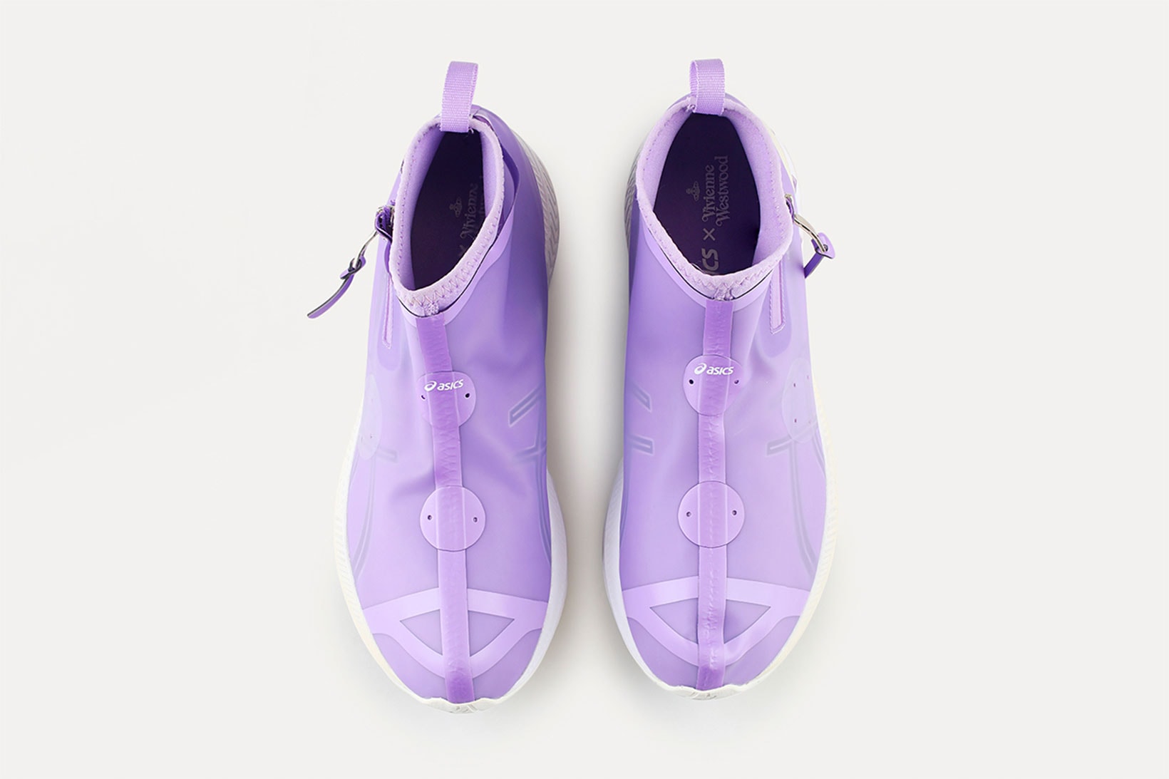 vivienne westwood asics gel kayano 27 ltx sneakers collaboration lilac purple upper