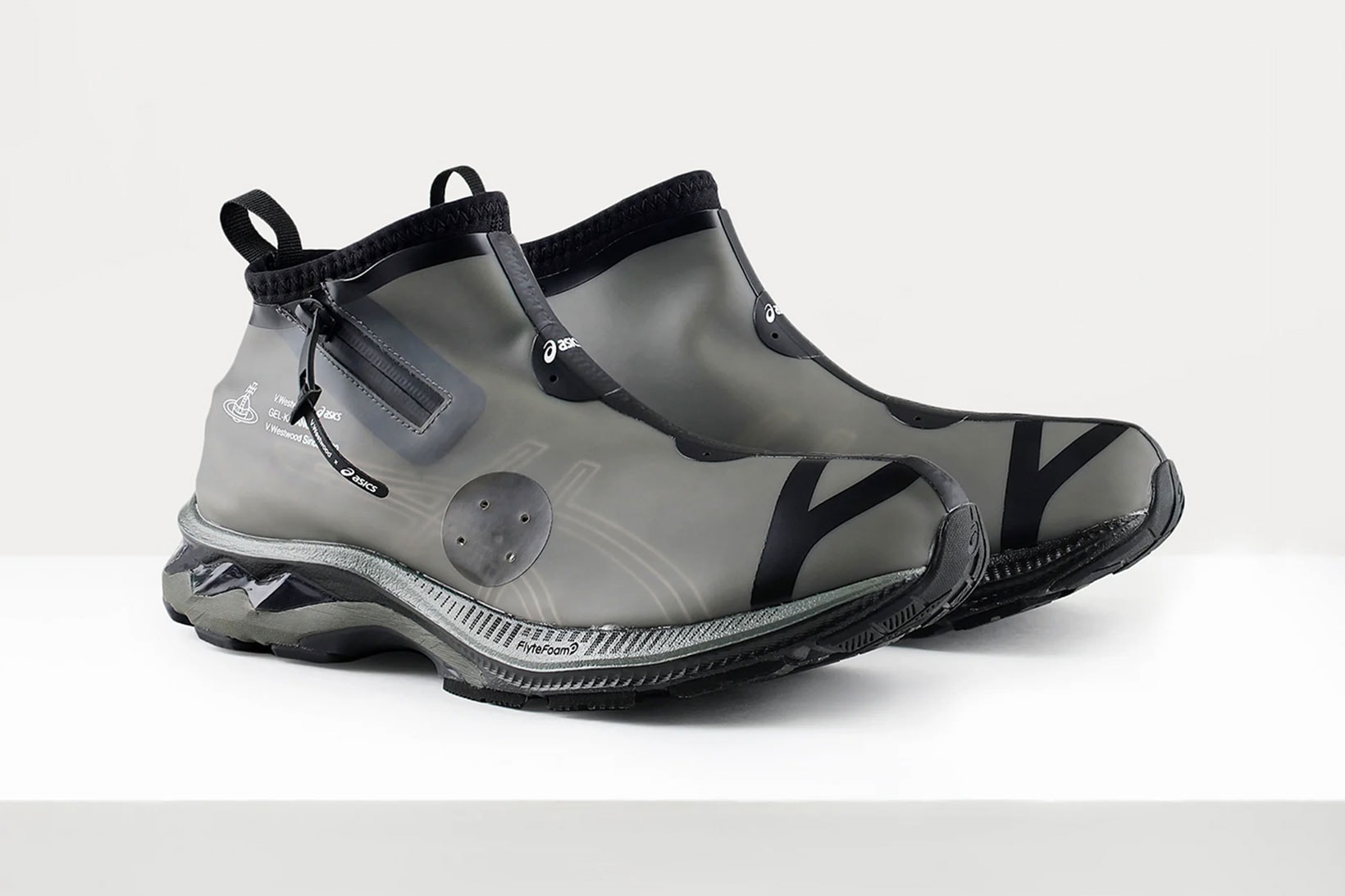 vivienne westwood asics gel kayano 27 ltx sneakers collaboration black details
