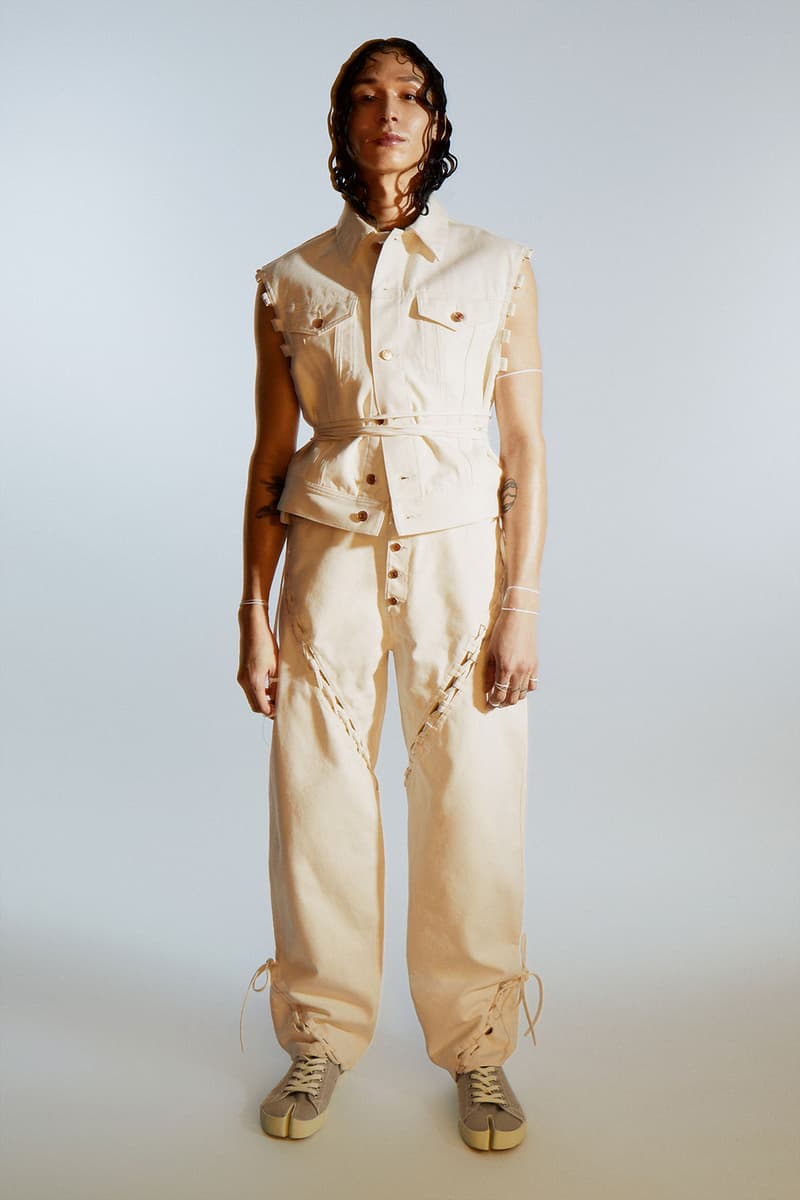 weekday hemp jeans couture denim sustainable plant based vest pants trousers
