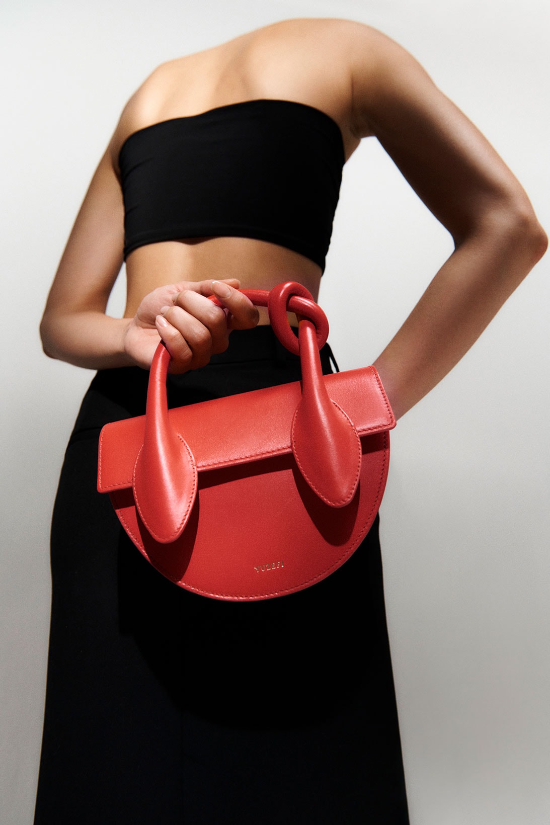 yuzefi spring summer retrofuture handbags collection red
