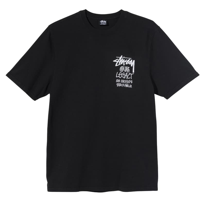 stussy our legacy spring summer collaboration collection hoodies jackets sweatshirts accessories release date info