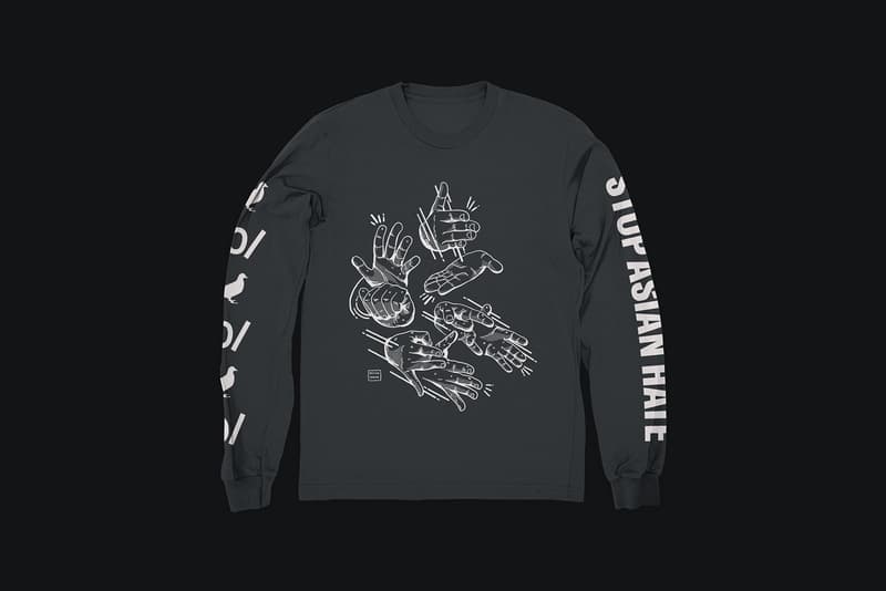 aapi community stop asian hate sah long sleeve shirt christine sun kim ravi vasavan meeya tjiang jeff staple collaboration donation