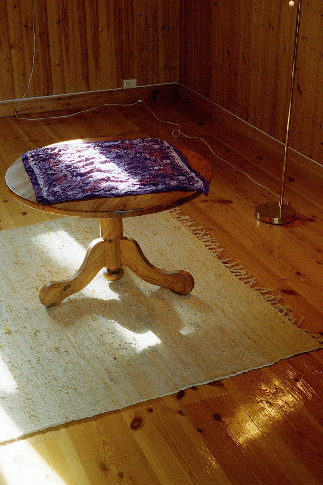 acne studios bandana accessory table rug