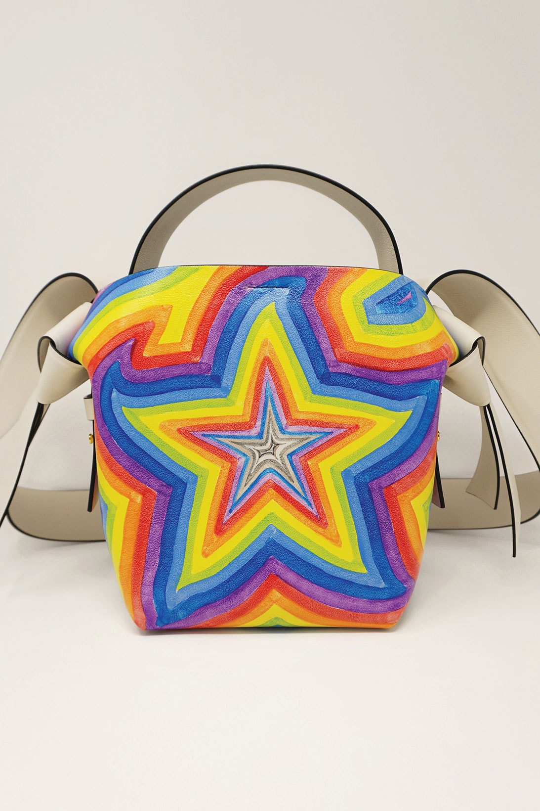 acne studios customized musubi bag ben quinn stars rainbow