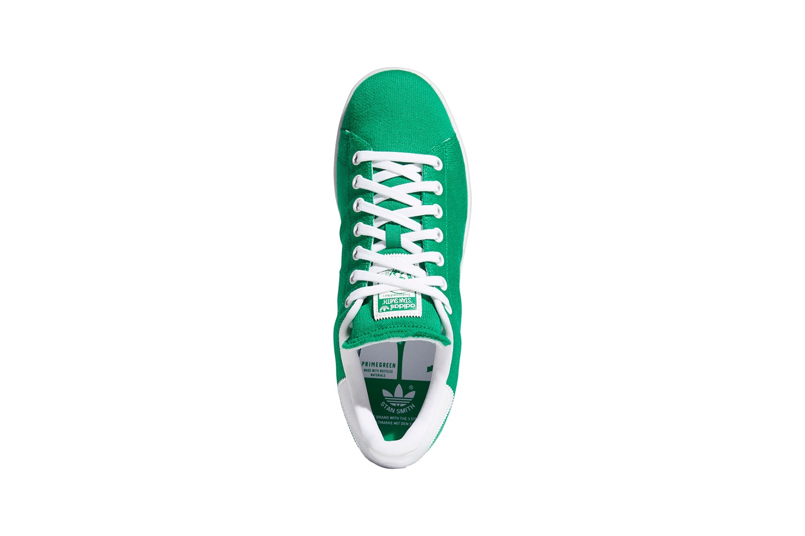 adidas originals golf stan smith sneakers sustainable green white footwear shoes kicks sneakerhead top view