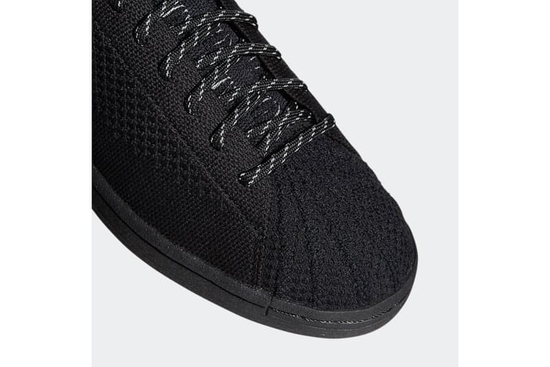 adidas Originals Pharrell Primeknit Superstar Sneaker Black White Release Capsule Collection