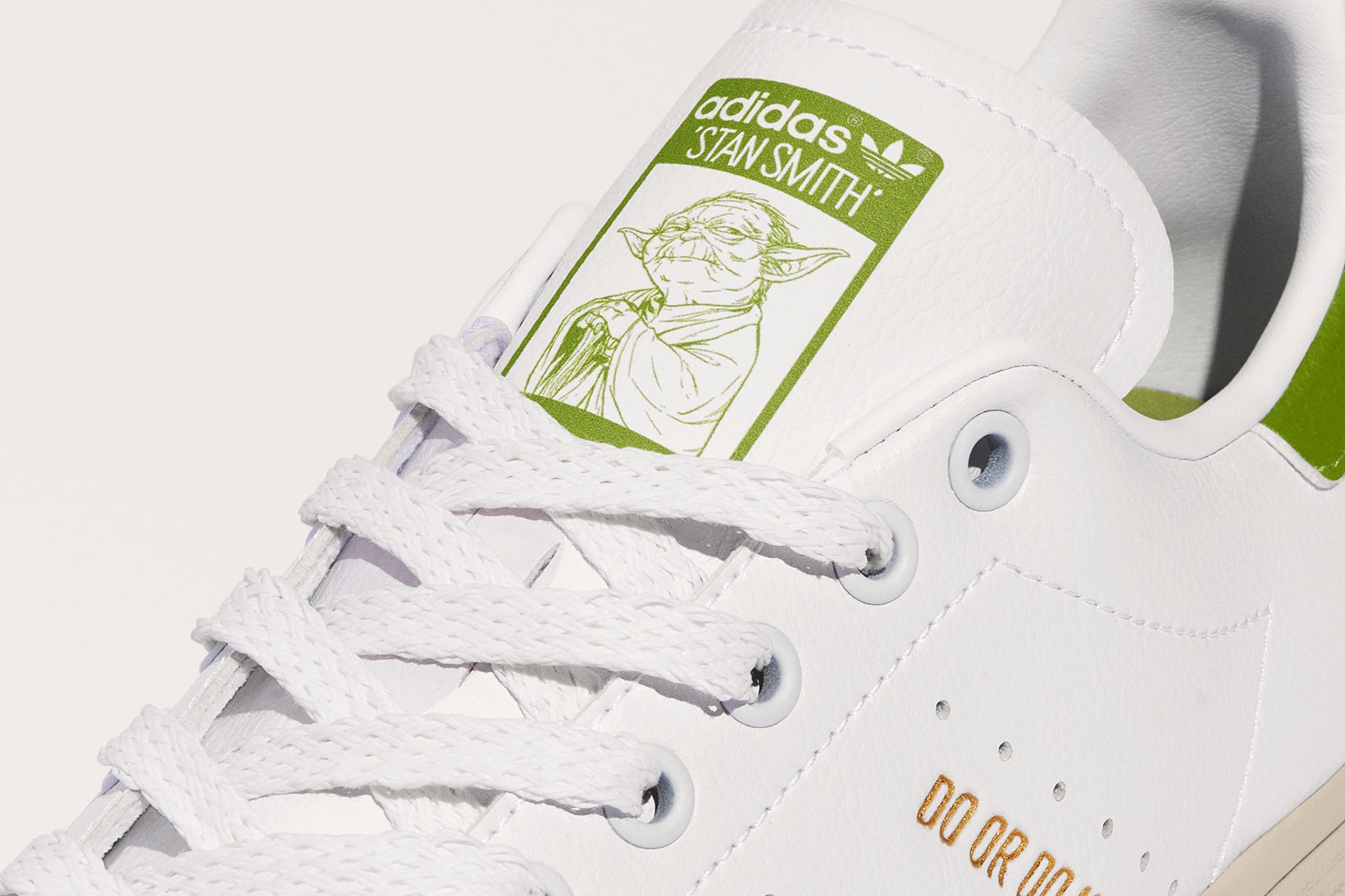 adidas originals stan smith star wars yoda collaboration sustainable sneakers green white footwear kicks shoes sneakerhead