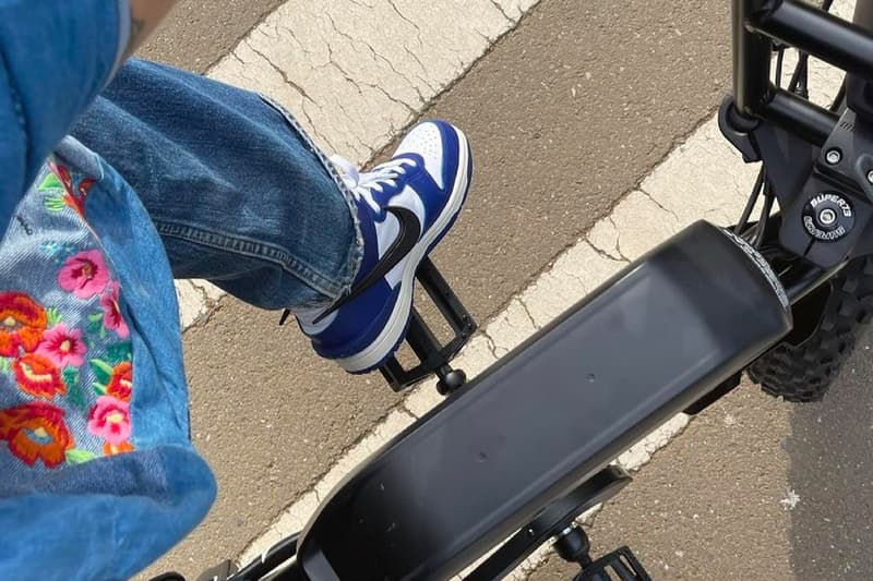 ambush nike dunk high deep royal blue yoon on foot bicycle ride