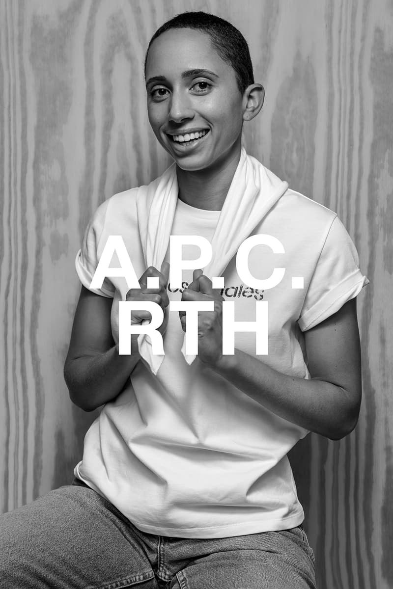 apc rth collaboration campaign t-shirt portrait