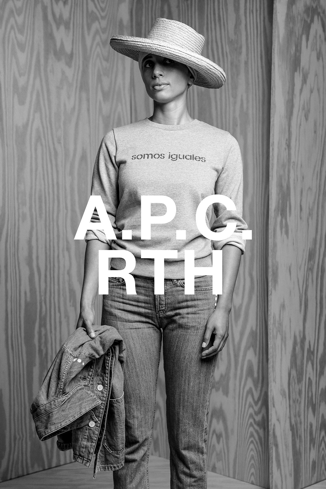 apc rth collaboration campaign logo t-shirt hat