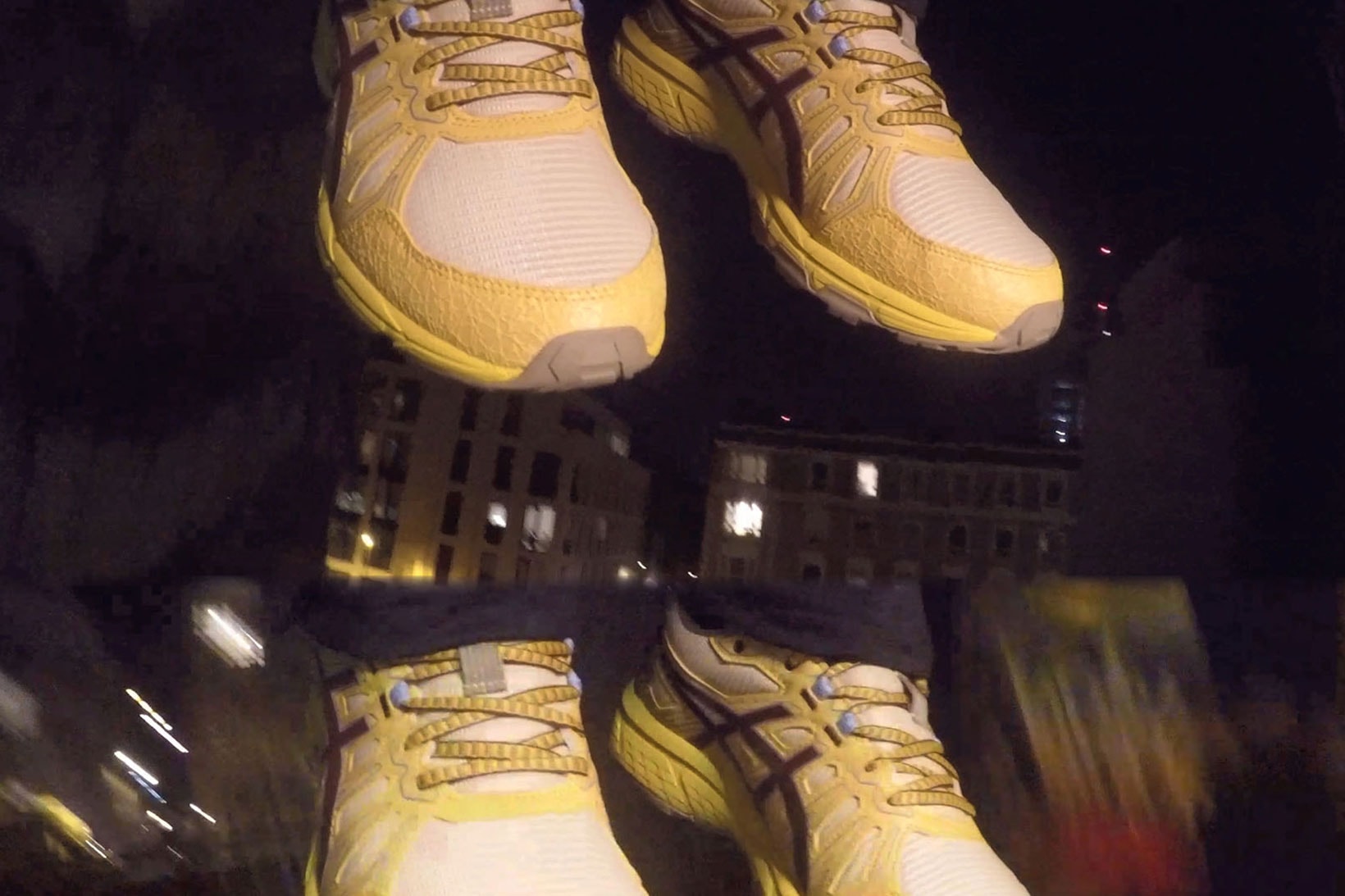 asics kiko kostadinov hn1 s gel venture 7 sneakers collaboration footwear kicks sneakerhead shoes yellow
