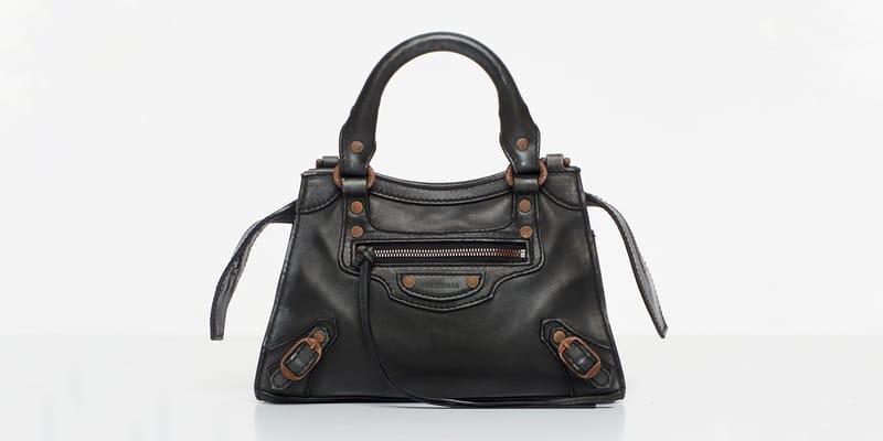 tas handbag Balenciaga Classic Metallic Edge Mini Black Shw Complete Set  Sac + Mirror | Tinkerlust