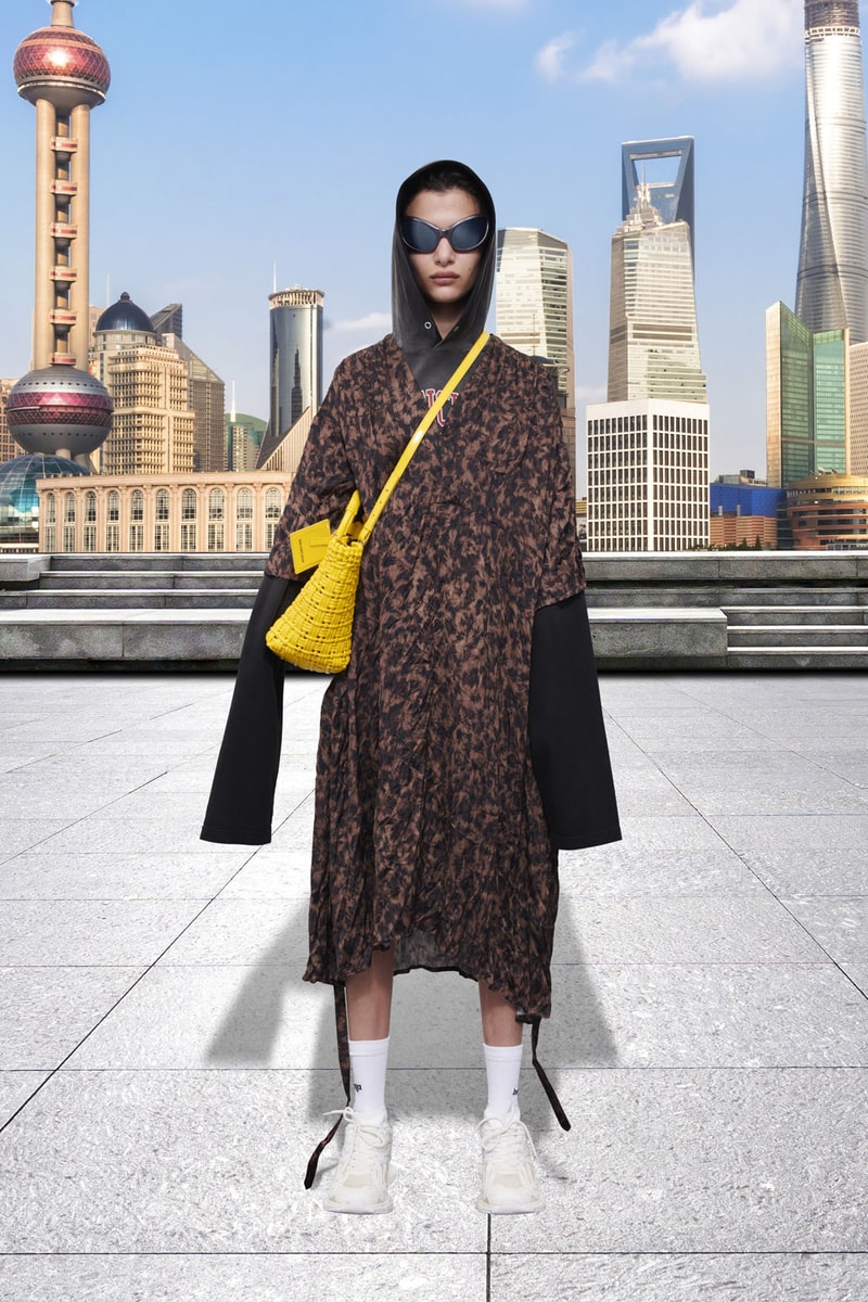balenciaga pre-fall 2021 collection demna gvasalia shanghai dress hoodie bag