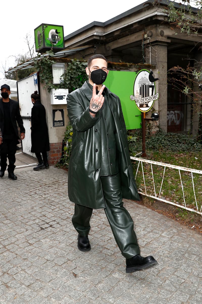 bottega veneta salon 02 berlin berghain secret runway show street style slowthai