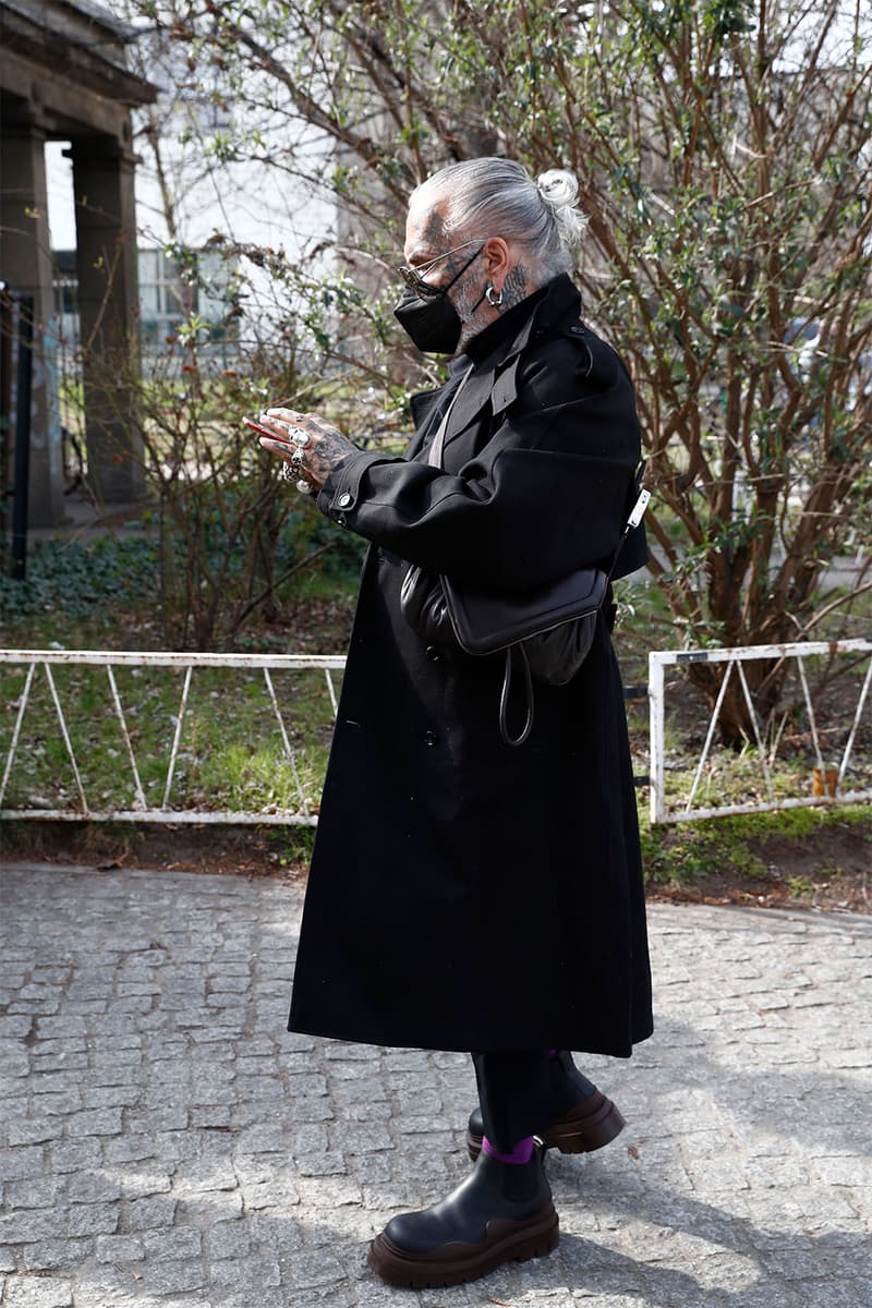 bottega veneta salon 02 berlin berghain secret runway show street style sven marquardt