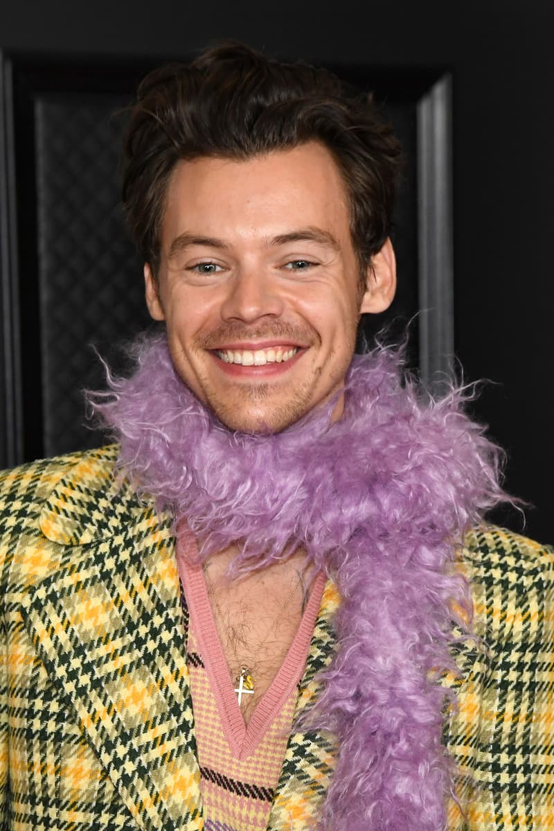 Harry Styles Grammys 2021 Red Carpet