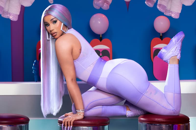 Cardi B x Reebok "Summertime Fine" Collection Leggings Sports Bra