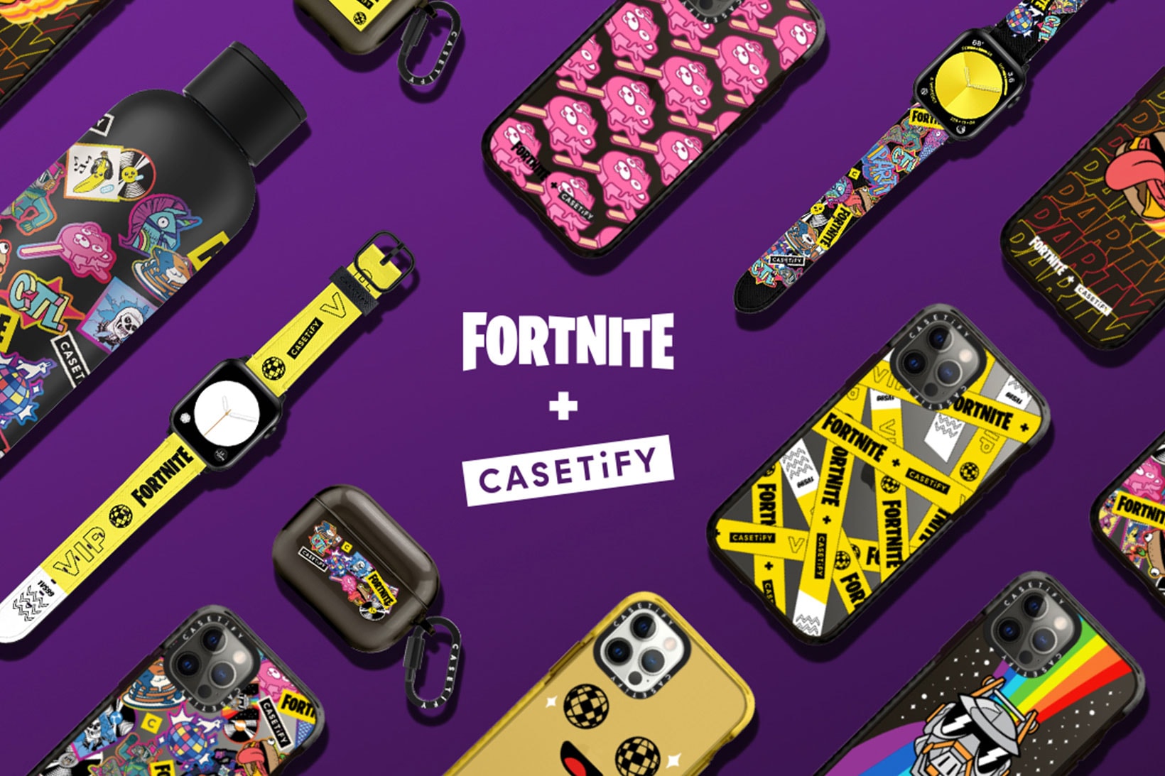 casetify fortnite epic games collaboration iphone cases apple watch