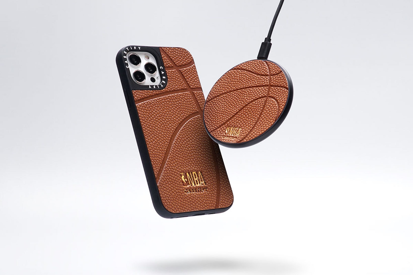 casetify nba national basketball association collaboration wireless charger