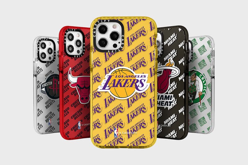 casetify nba national basketball association collaboration lakers toronto raptors boston celtics miami heat houston rockets