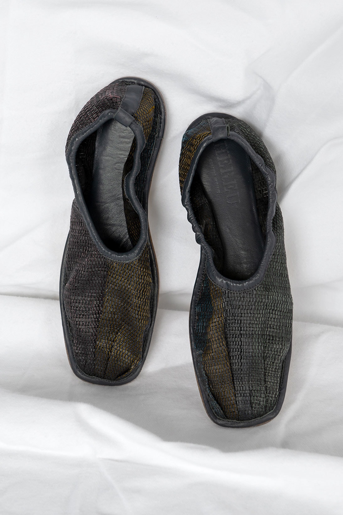 cecilie bahnsen hereu hyacinth flats shoes collaboration sustainable footwear black