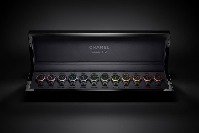 chanel watches and wonders 2021 j12 electro dream rainbow